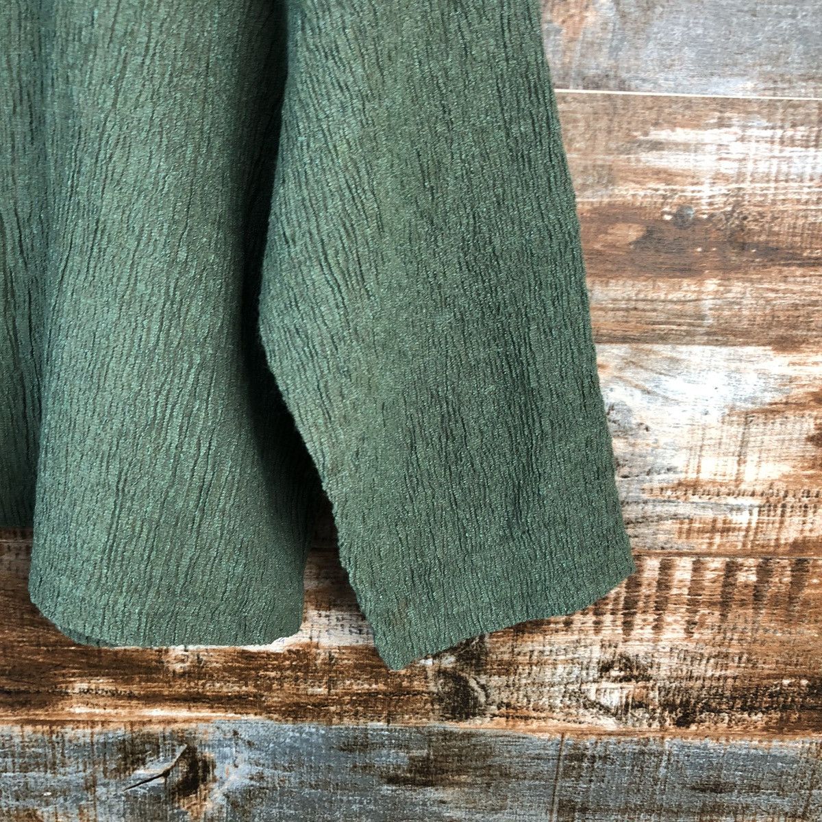 Japanese Brand Keiko Kishi by Nosh Green Cardigan Knitwear #A2473 Size US L / EU 52-54 / 3 - 16 Thumbnail