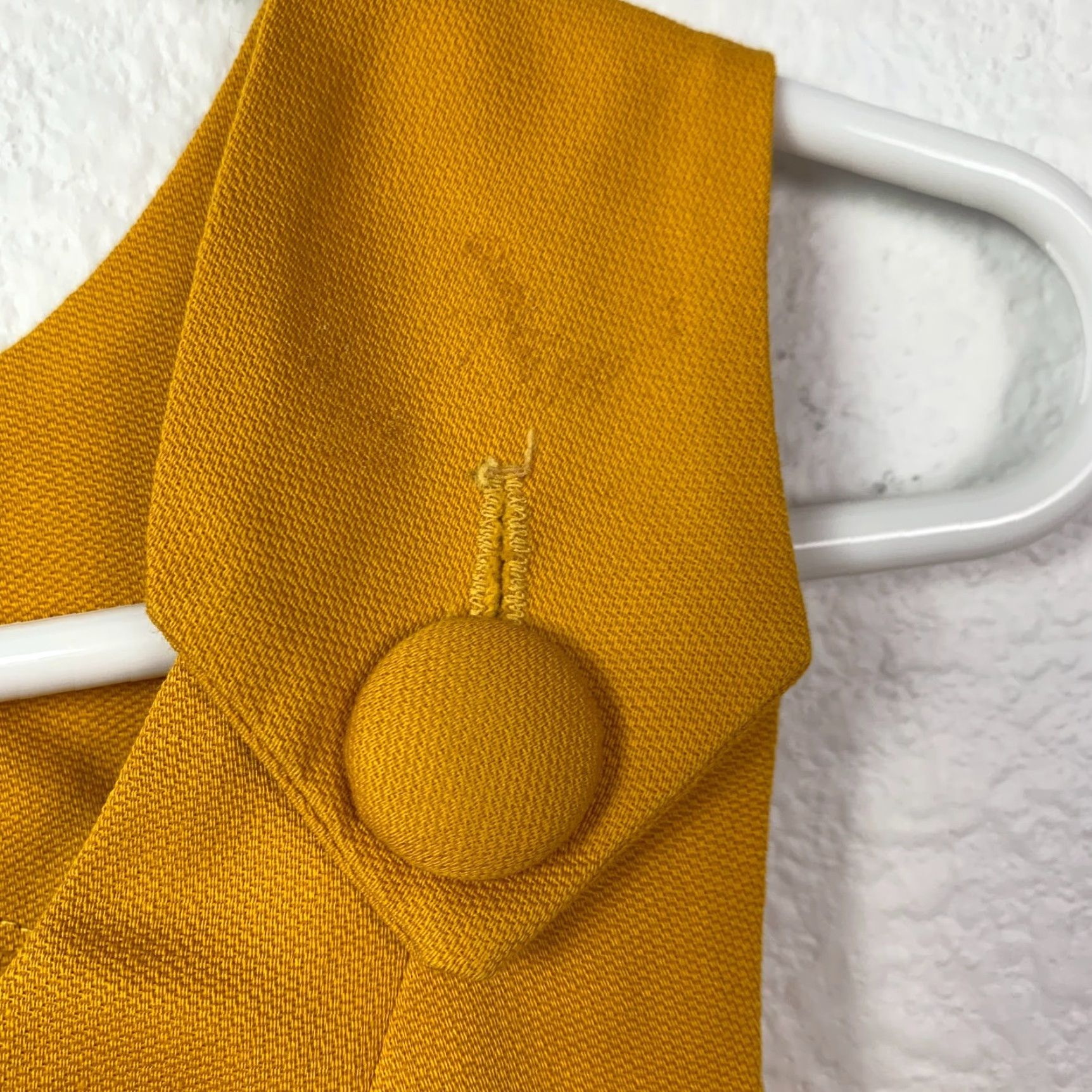 Vintage **Vintage 1960s Handmade Gold Yellow Chest 33" Sheath Dress** User: Vintage 1960s Handmade Gold Yellow Chest 33" Sheath Dress Size 29" - 5 Thumbnail
