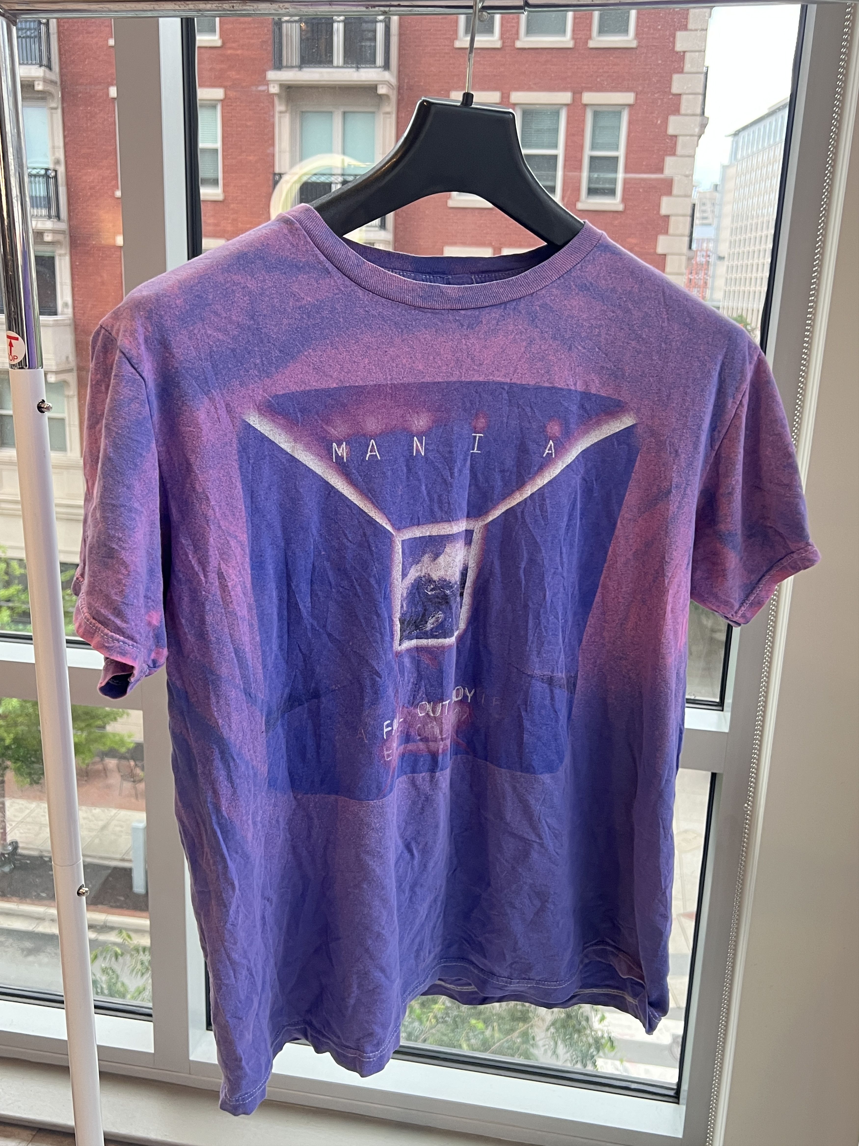 Other Fall Out Boy Mania Tour T-Shirt Purple Pink Acid Wash Size L / US 10 / IT 46 - 1 Thumbnail