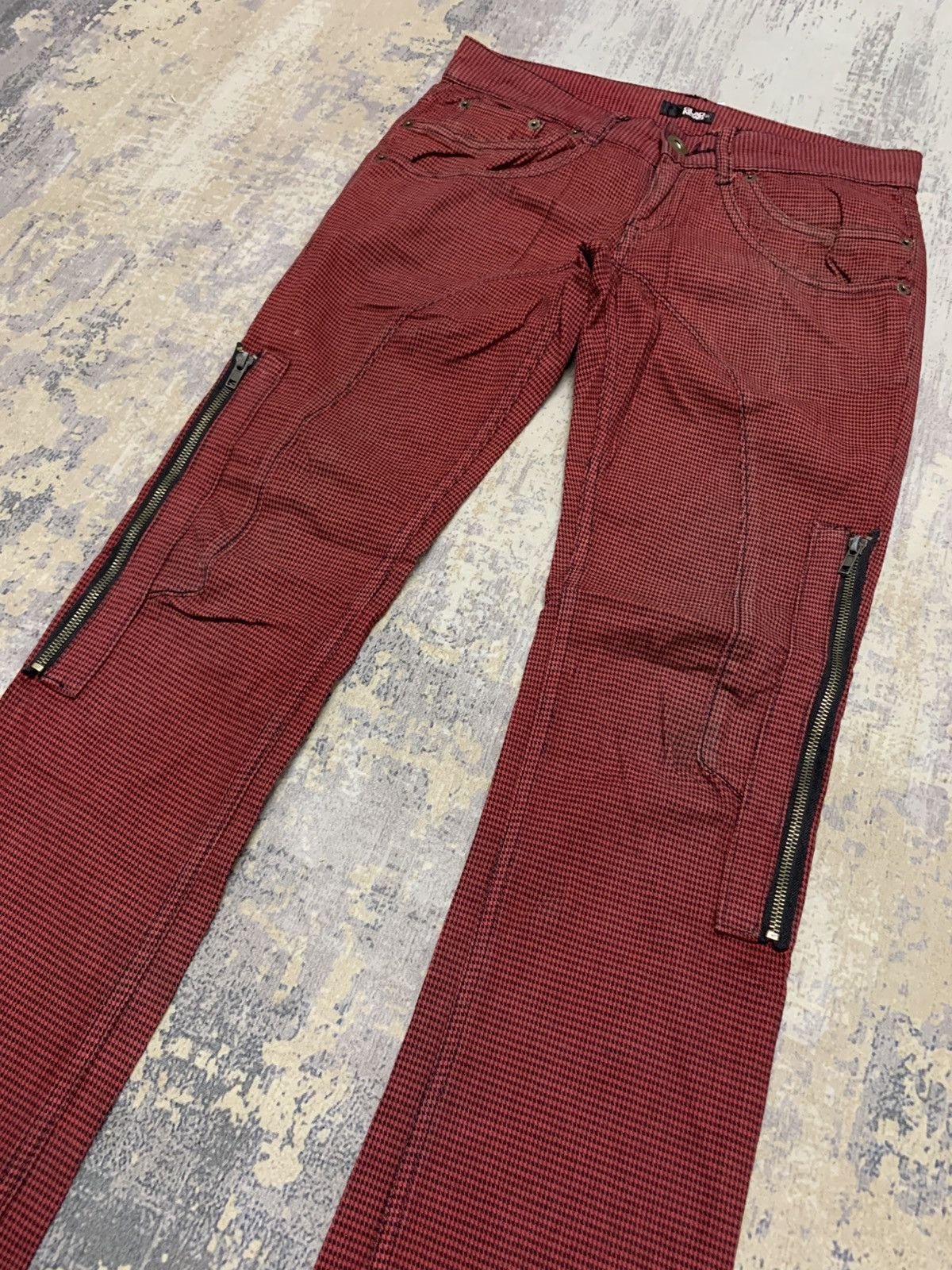 Seditionaries GLAD NEWS Seditionaries Checked Punk Zipper Pant Size US 31 - 4 Thumbnail