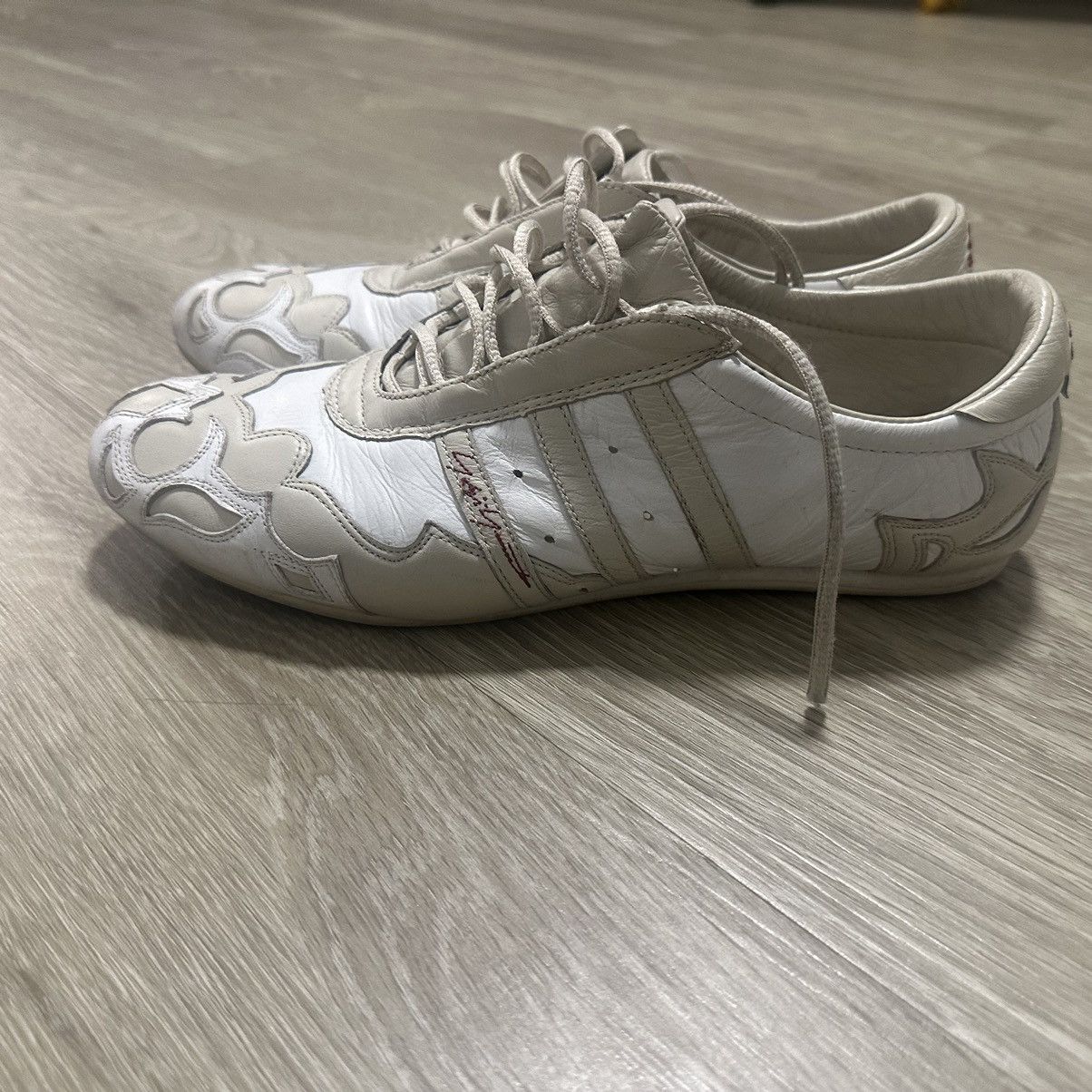 Y-3 Yohji-Yamamato x Adidas SS2002 Leather Trainer Size US 9.5 / EU 42-43 - 2 Thumbnail