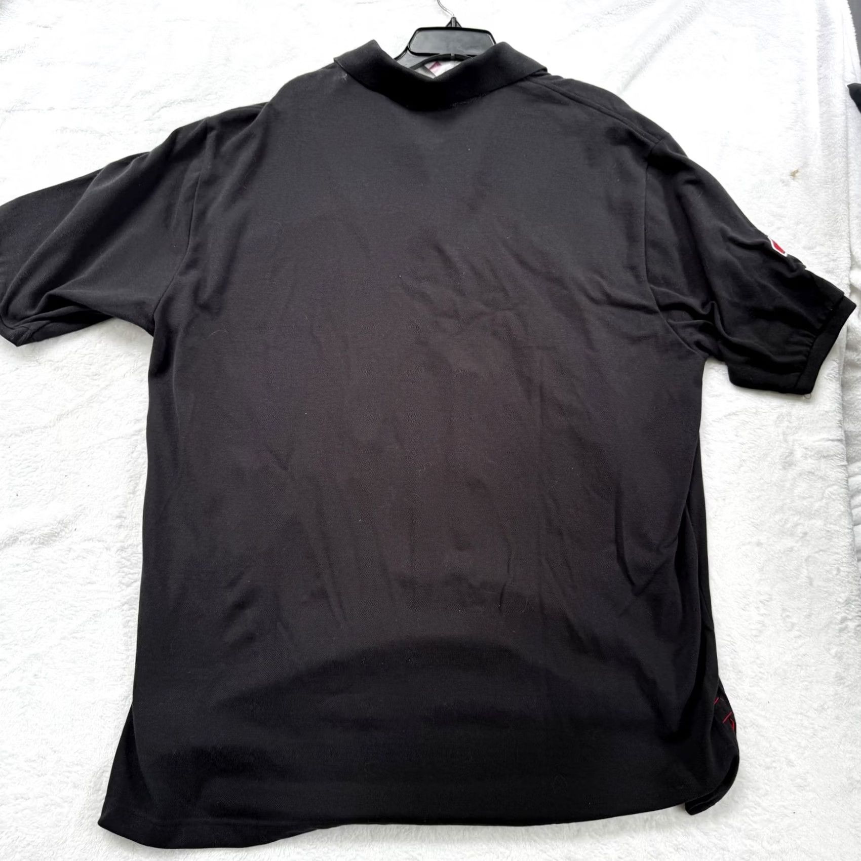 U.S. Polo Assn. US Polo Assn Polo Shirt Mens 2XL Black Red Slim Fit Embroidered Logo Cotton Big Size US XXL / EU 58 / 5 - 8 Thumbnail