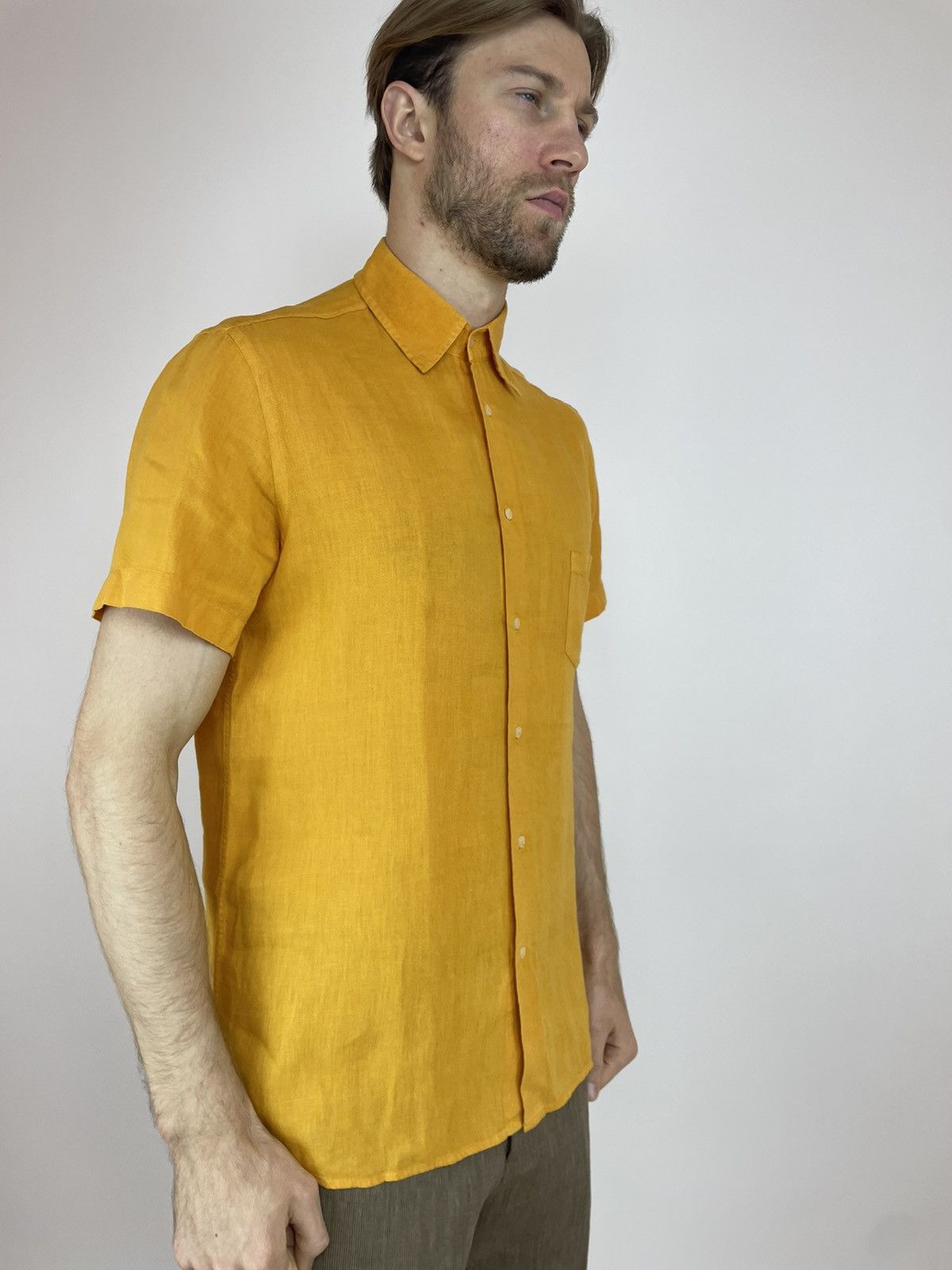 Etro ETRO linen Shirt Short sleeve Mens size XL Size US L / EU 52-54 / 3 - 5 Thumbnail