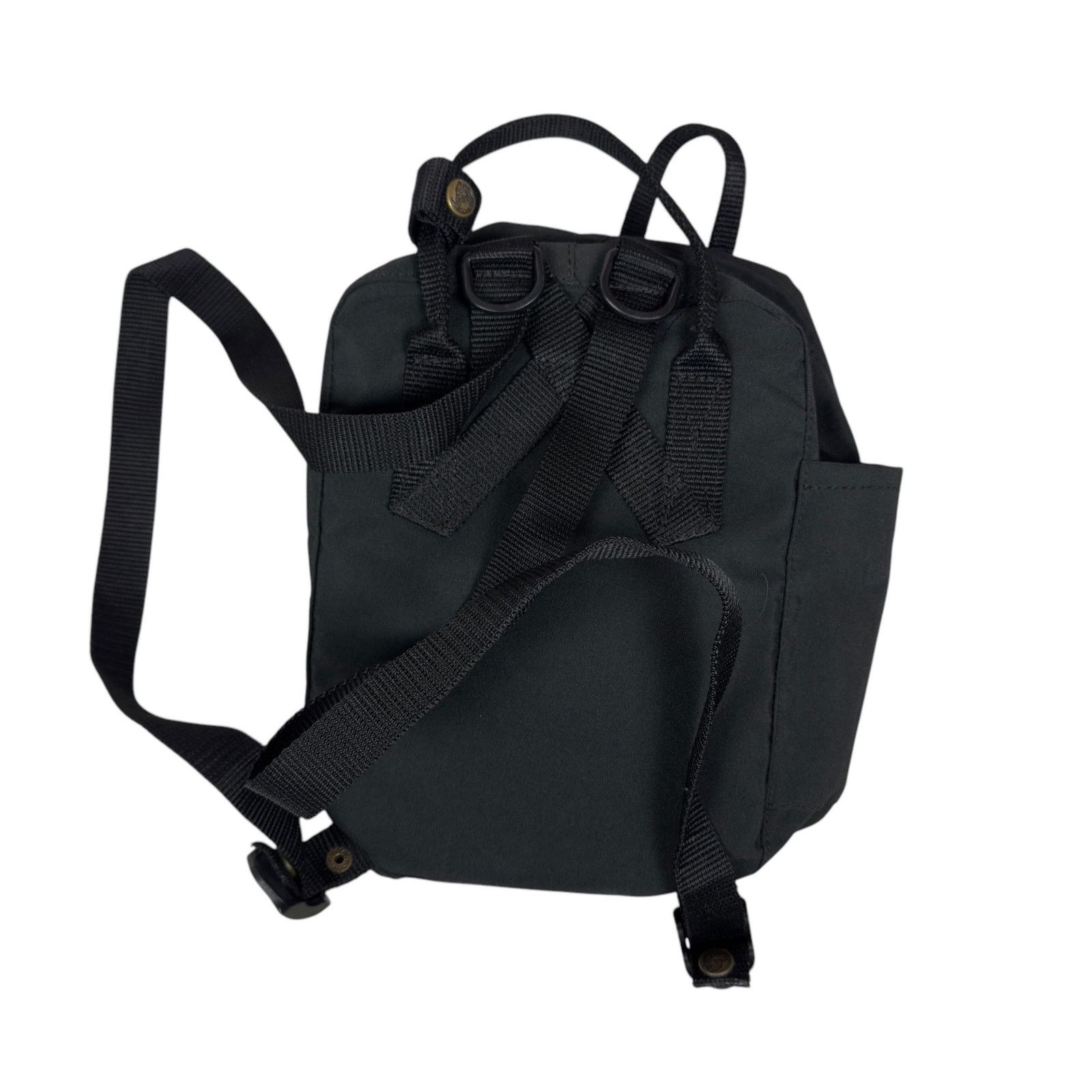 Fjallraven Fjallraven Kanken Womens Black Everyday Outdoor Backpack Bag Size ONE SIZE - 5 Thumbnail