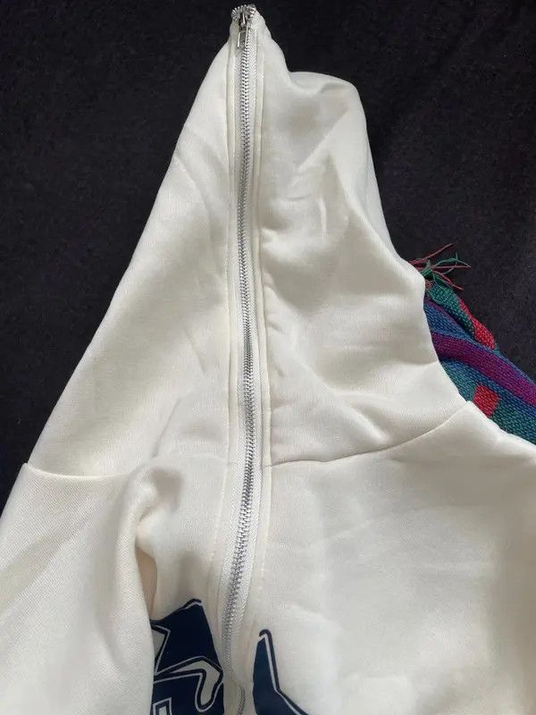 VIBE Hoodie Zip-up Retro star print Gothic Harajuku style Y2K Size US M / EU 48-50 / 2 - 5 Thumbnail