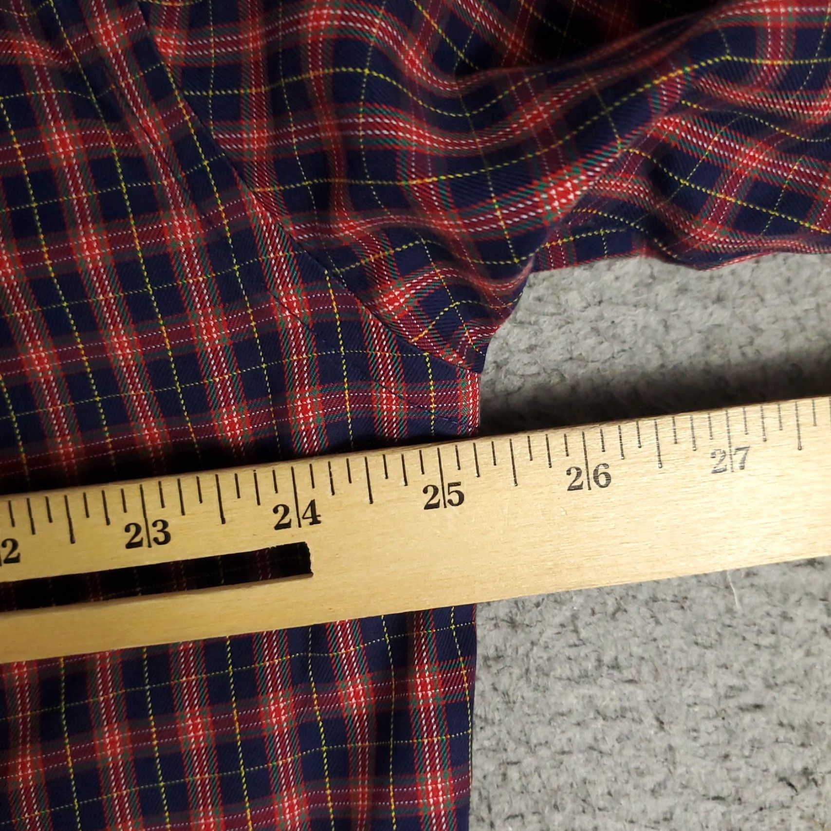 Brooks Brothers Brooks Brothers Button-Up Shirt Mens Large Red Black Plaid Long Sleeve Collared Regular Fit Cotton Size US L / EU 52-54 / 3 - 5 Thumbnail