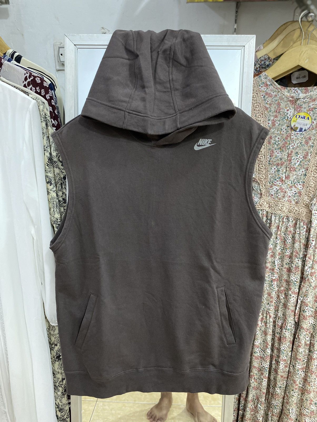 2000s Nike Air Sleeveless Hoodie