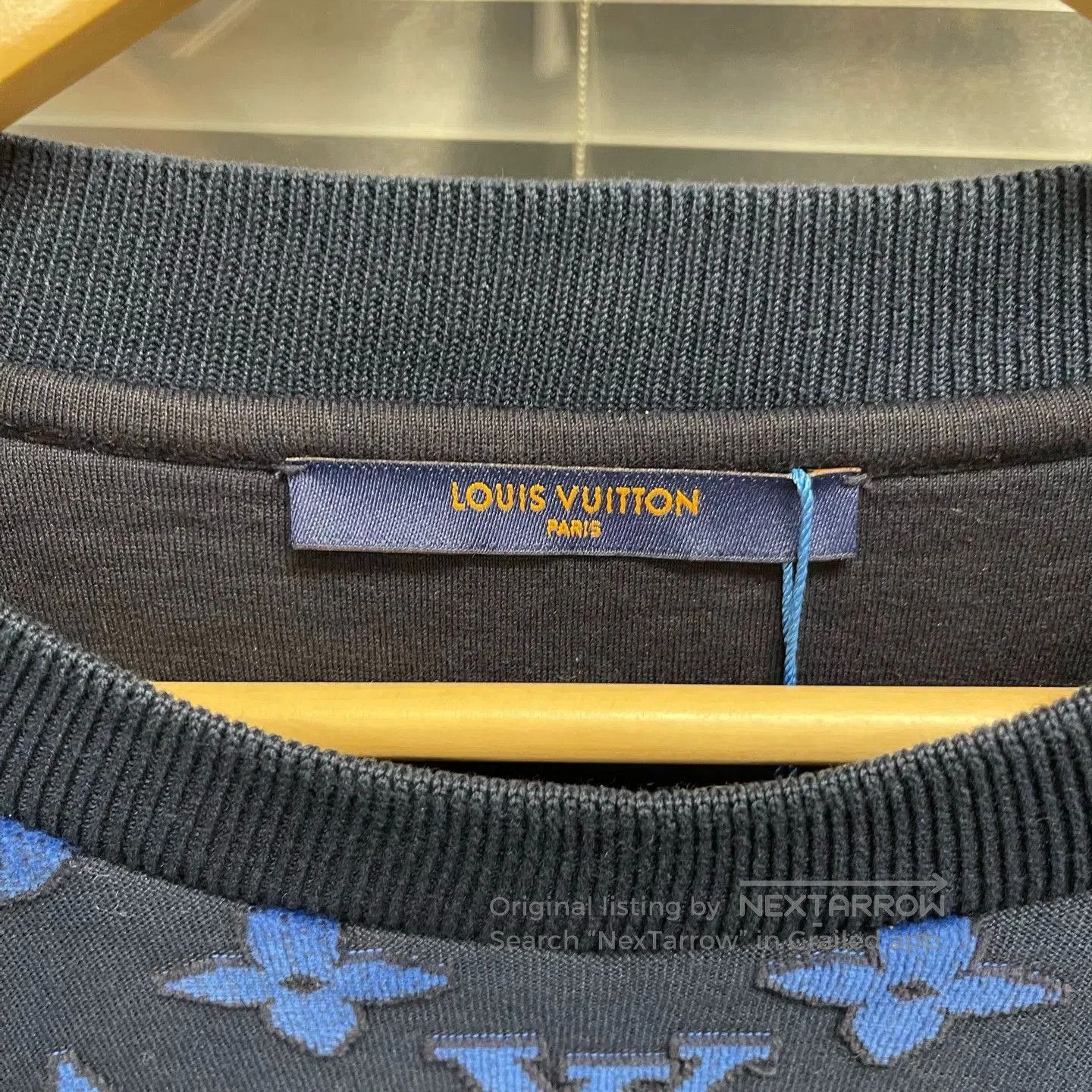 Louis Vuitton Black XL Long Sleeve Patterned Sweatshirt. Size US XL / EU 56 / 4 - 3 Thumbnail