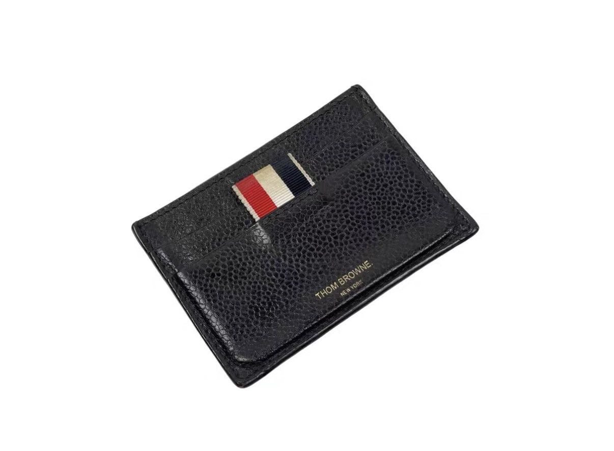 Thom Browne Thom Browne Striped Card Holder J31 Size ONE SIZE - 2 Thumbnail