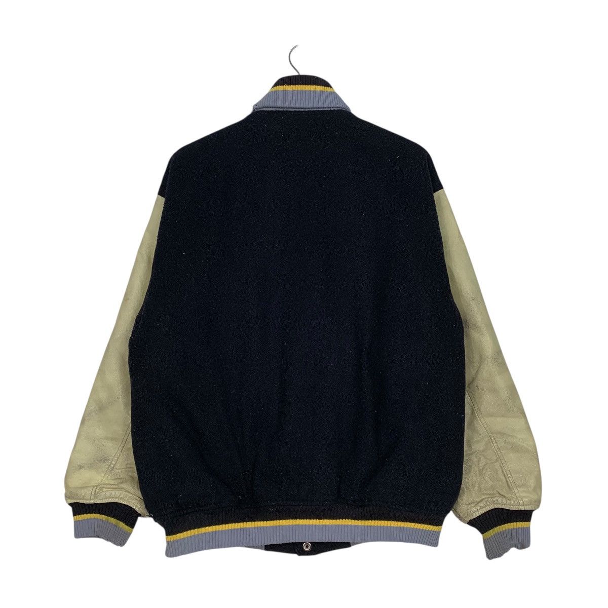 Japanese Brand Y2K Malt Beer Leather Varsity Jacket Size US M / EU 48-50 / 2 - 7 Thumbnail