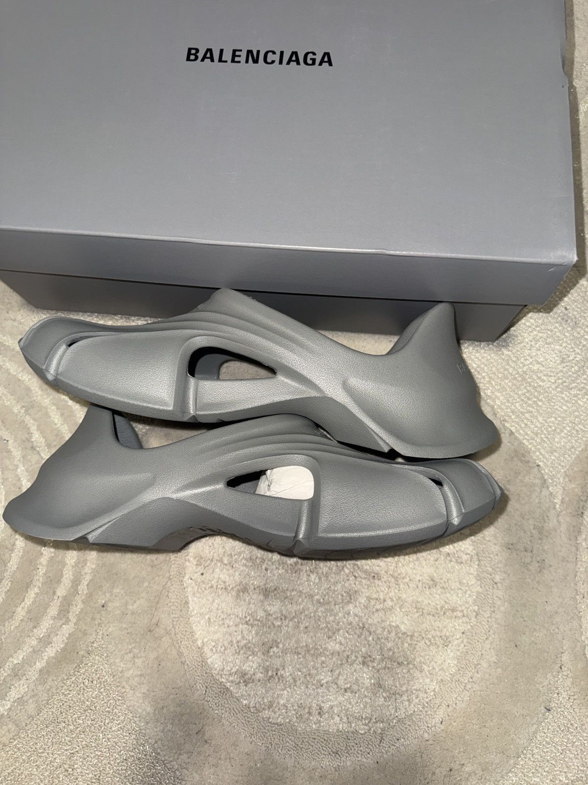 Balenciaga Balenciaga rubber sandals Size US 10 / EU 43 - 2 Thumbnail