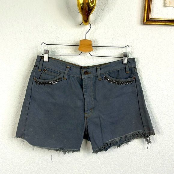 VTG Levi's What Goes Around Comes Around Jean Studded Shorts