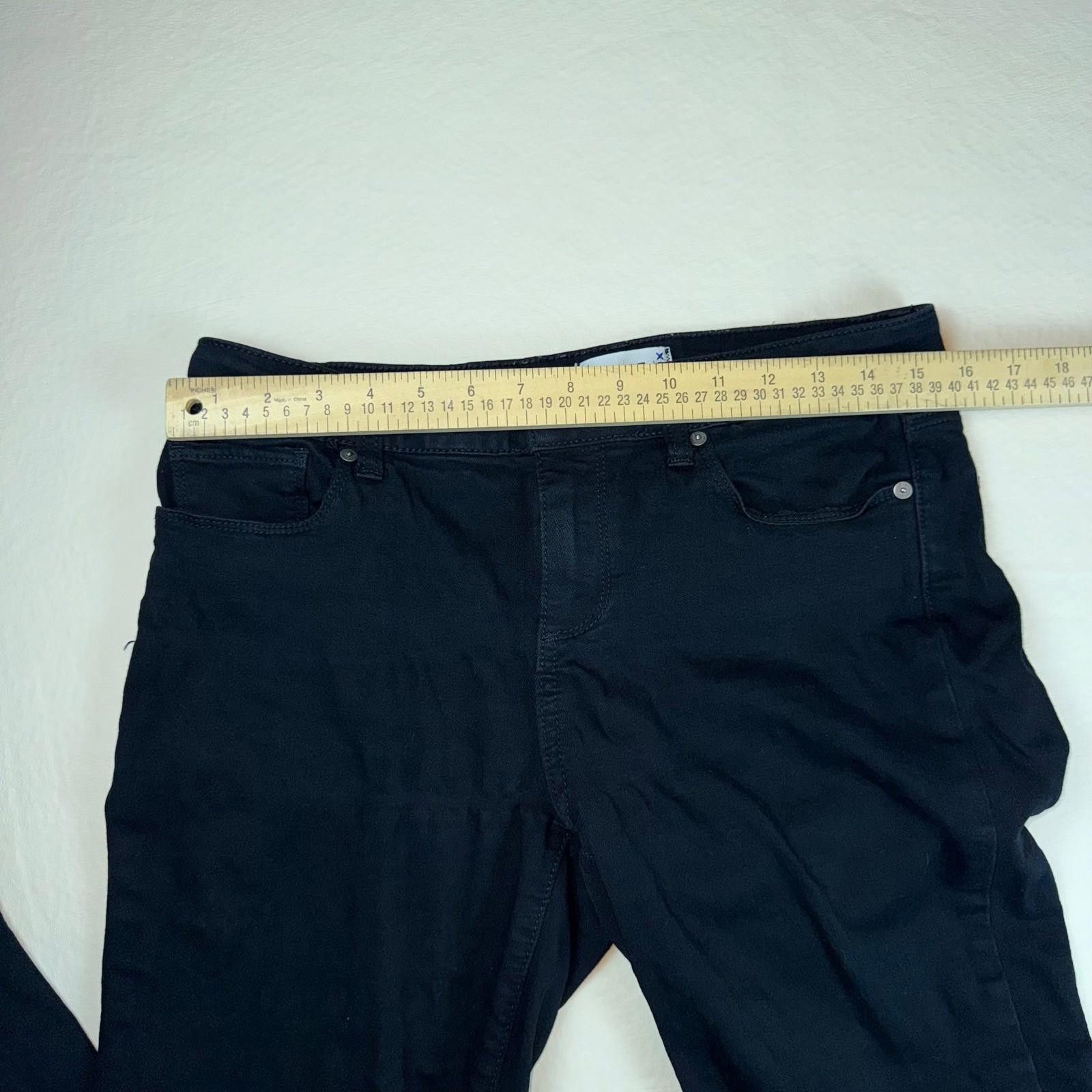 Paige Paige Verdugo Ultra Skinny Jeans Black Mid Rise Stretch 29 Size 29" - 6 Thumbnail
