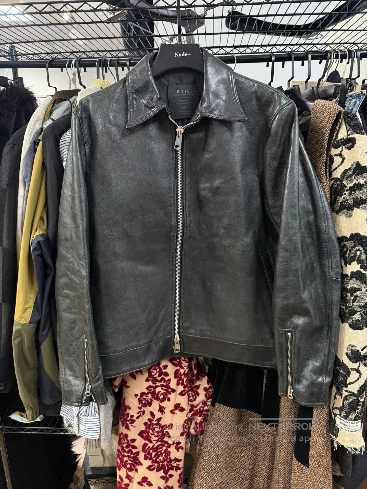 Yohji Yamamoto yohji yamamoto thick leather jacket size 3. Size US M / EU 48-50 / 2 - 1 Thumbnail