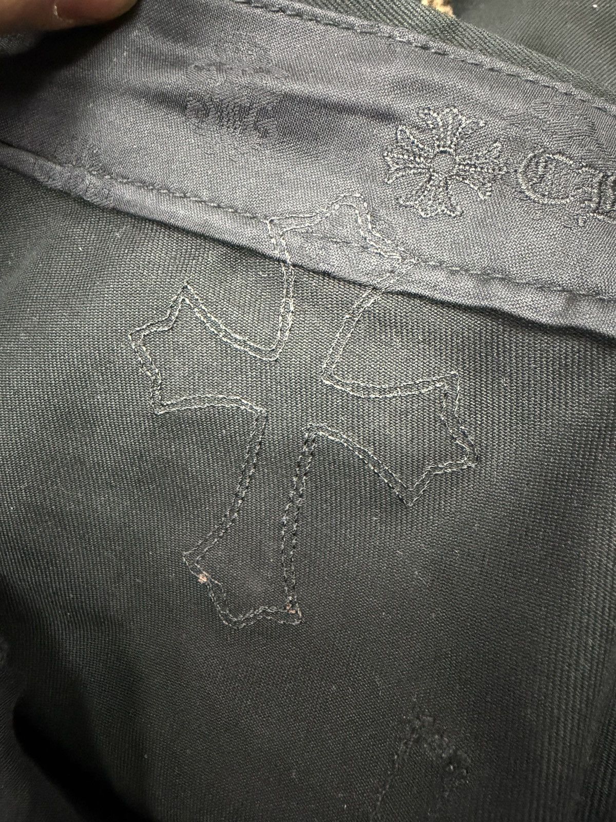 Chrome Hearts Chrome Hearts Black Leopard Patch Jeans Size US 31 - 8 Thumbnail