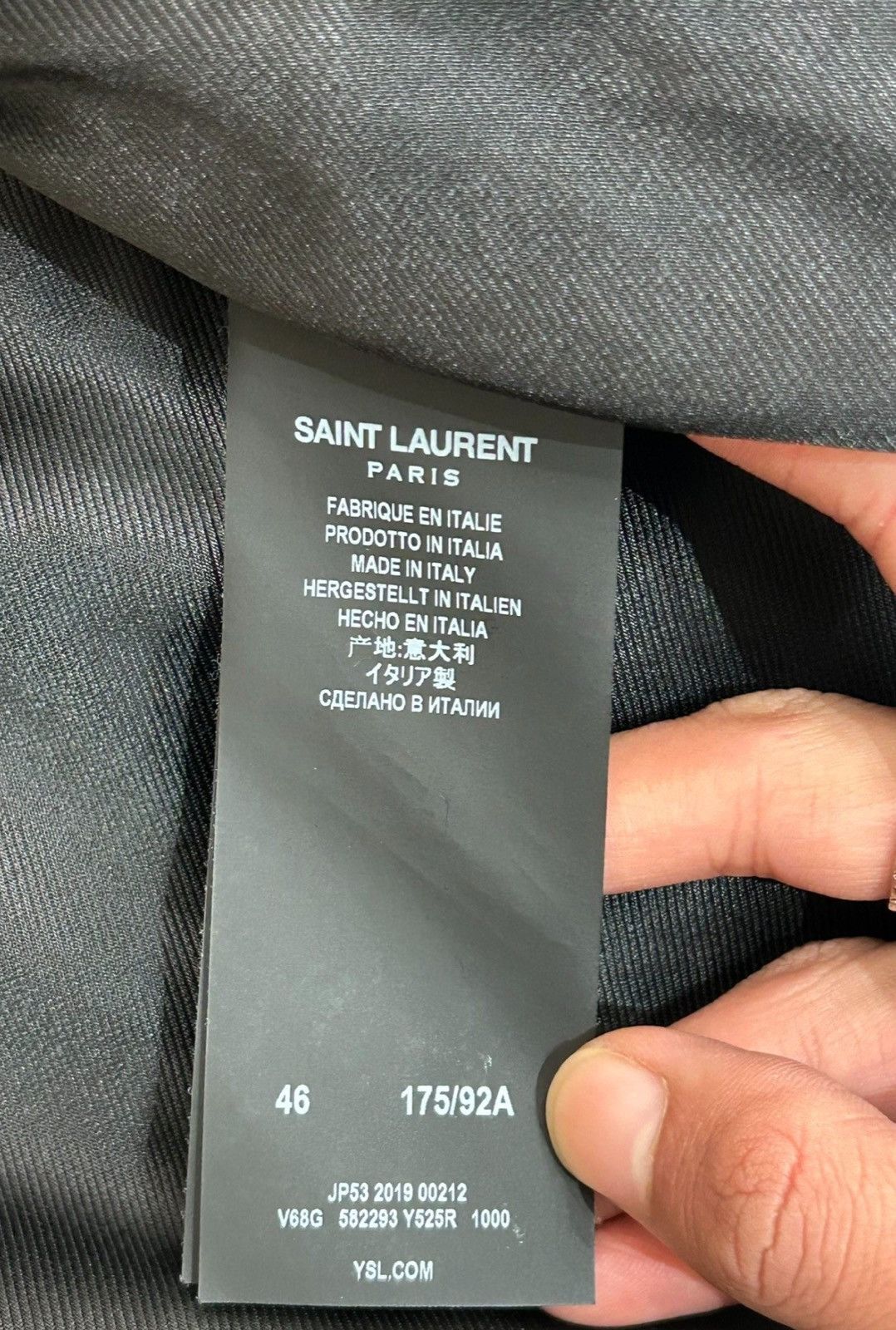 Saint Laurent Paris Saint Laurent FW19 Runway Sequin Embellished VelvetJacket Size US S / EU 44-46 / 1 - 4 Thumbnail