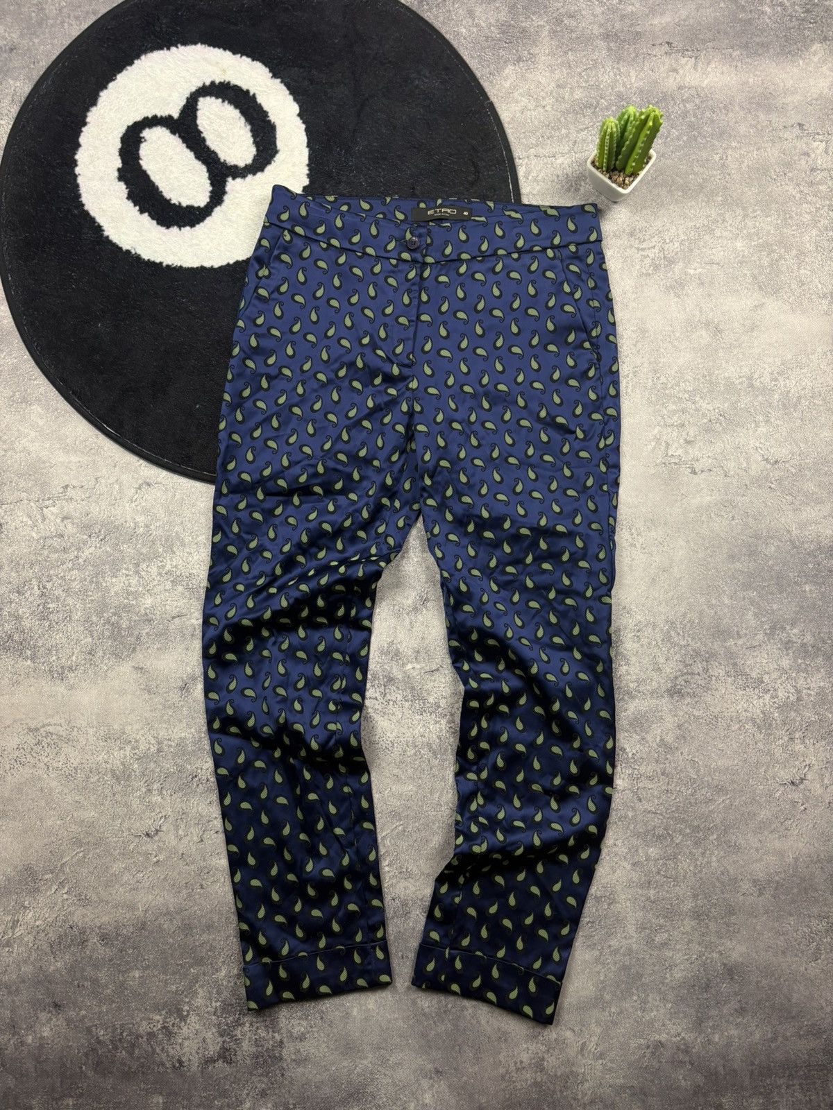 Etro ETRO Vintage Monogram Casual Streetwear Luxury Pants Hype Size 27" / US 4 / IT 40 - 1 Thumbnail