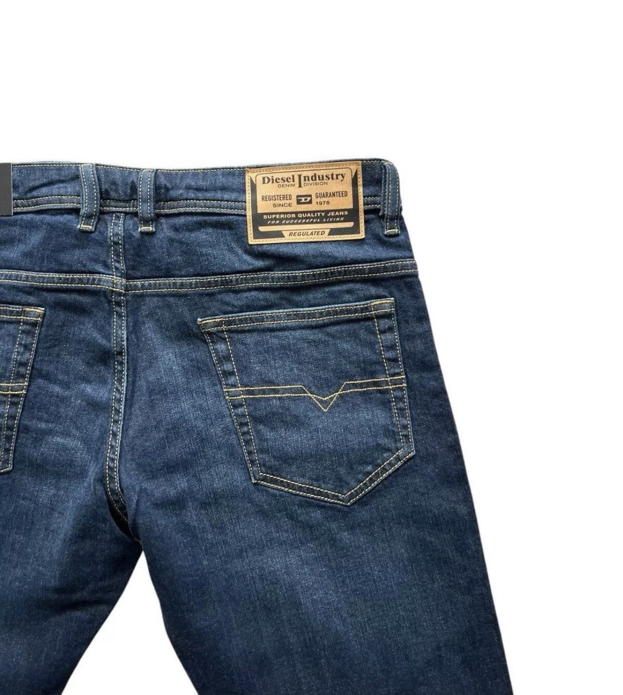 Diesel Diesel Mens Safado Straight Jeans RM065 Dark Blue Size 30/32 Size US 30 / EU 46 - 6 Thumbnail