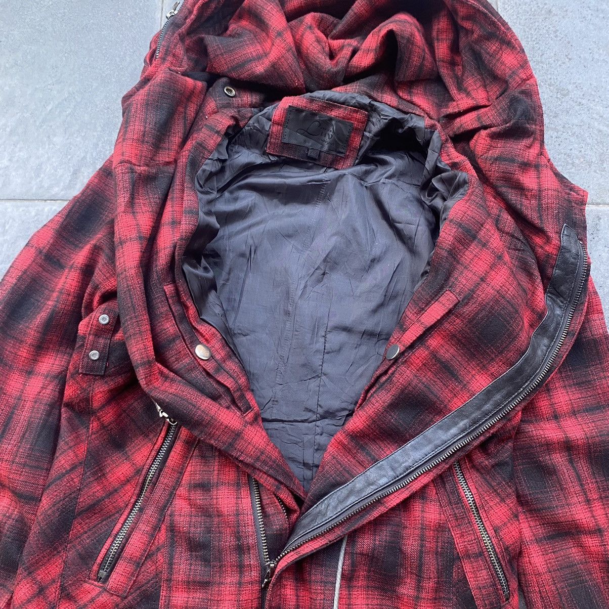 If Six Was Nine × Japanese Brand × Le Grande Bleu (L.G.B.) 90s Luv Maison Jackrose Assymetrical Punk Bondage Jacket Size US S / EU 44-46 / 1 - 8 Thumbnail