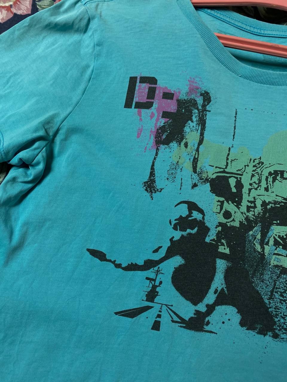 Diesel × Japanese Brand DIESEL VINTAGE BIG CENTER LOGO T SHIRT Size US M / EU 48-50 / 2 - 19 Thumbnail