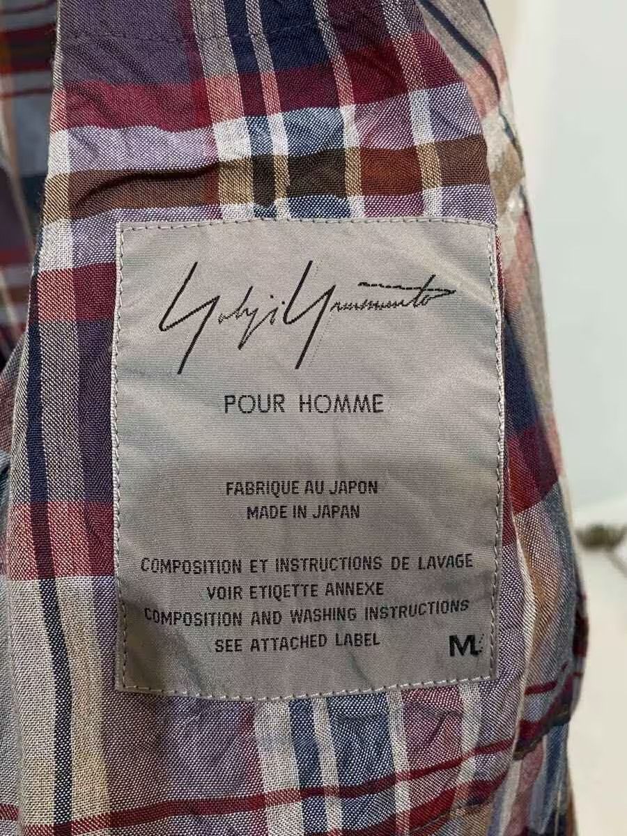 Yohji Yamamoto yohji yamamoto POUR HOMME 96SS // Madras Check Jacket Size US M / EU 48-50 / 2 - 3 Thumbnail