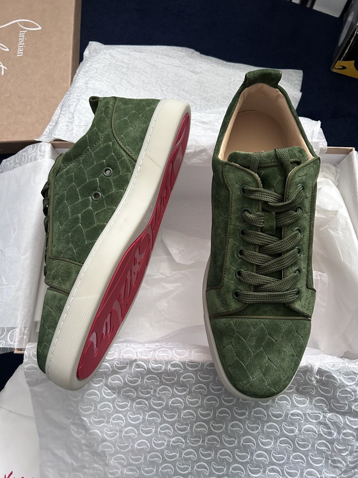 Christian Louboutin Christian Louboutin Louis Junior Orlato Verlaine Suede 44 Size US 11 / EU 44 - 2 Thumbnail