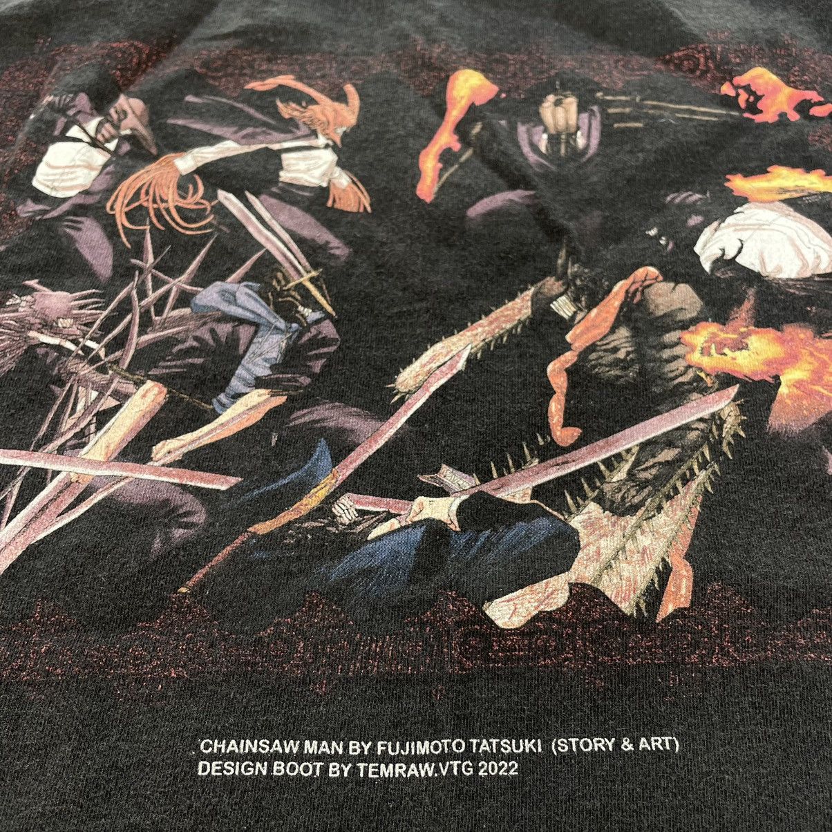 Band Tees × Streetwear × Vintage Chainsaw Man Anime Shirt by 