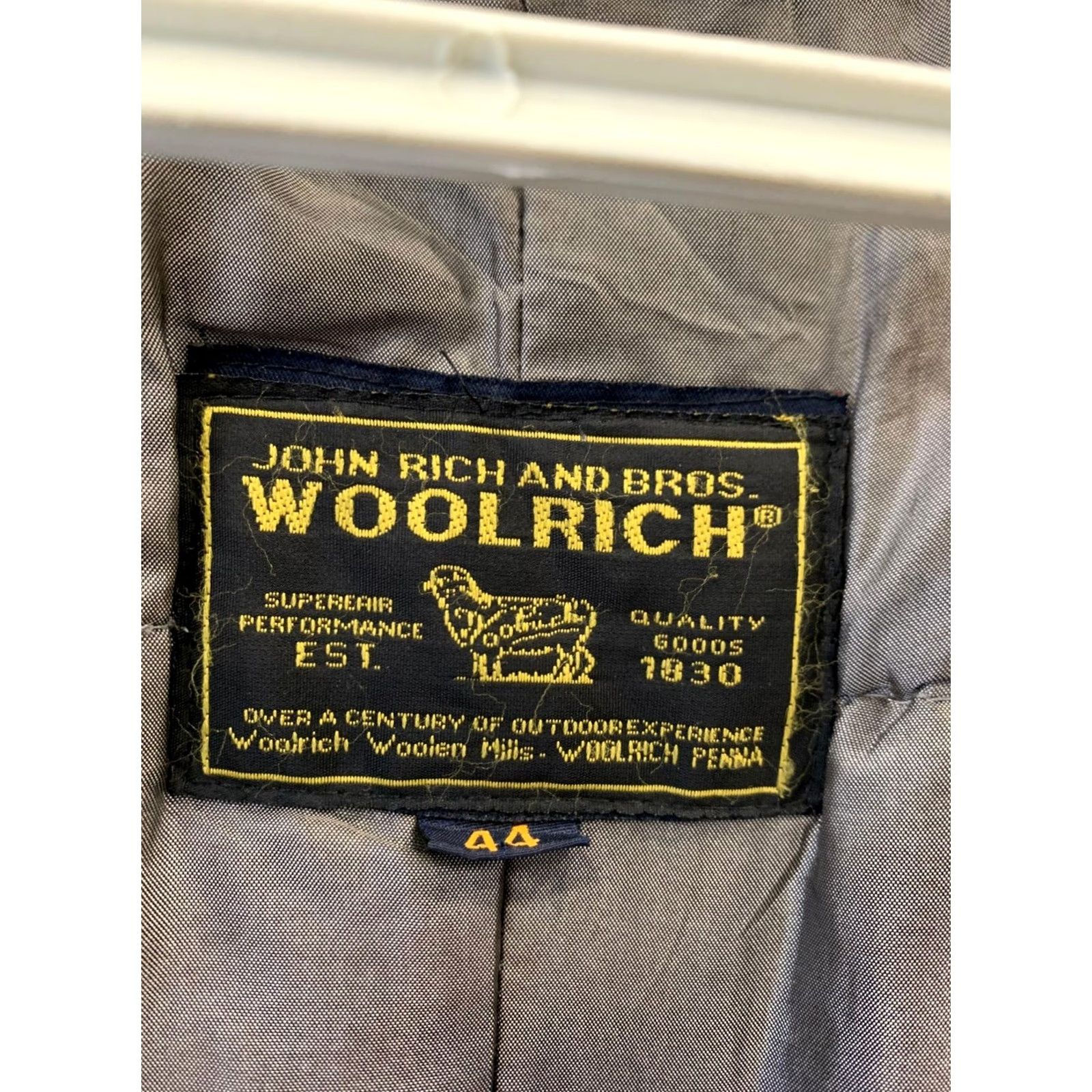 Vintage Woolrich John Rich & Bros Field Parka Jacket Black M / TG M Men Parka Size US M / EU 48-50 / 2 - 3 Thumbnail
