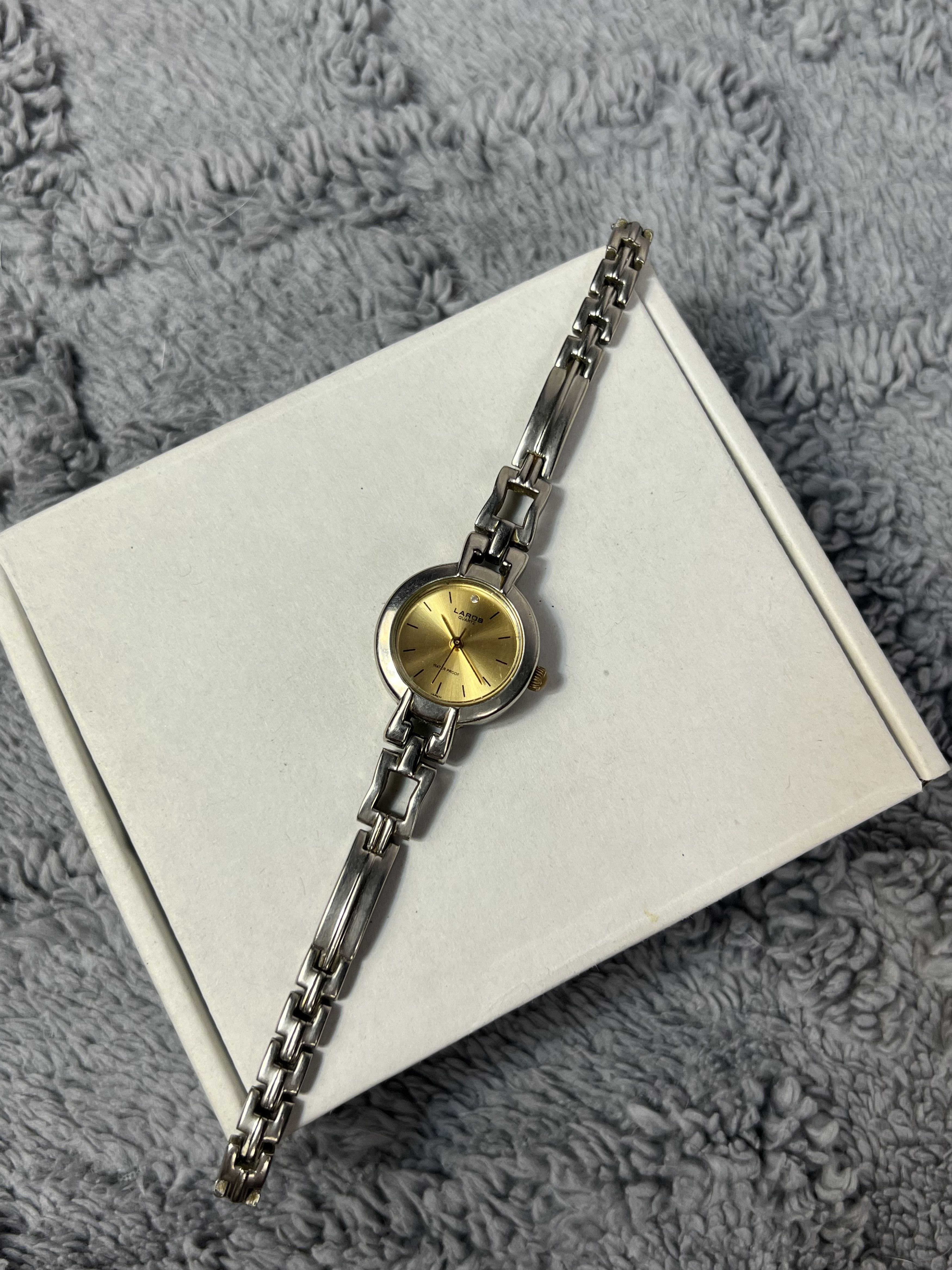 Vintage Futuristic Vintage Laros Japanese Style Chain Bracelet Watch Size ONE SIZE - 2 Thumbnail