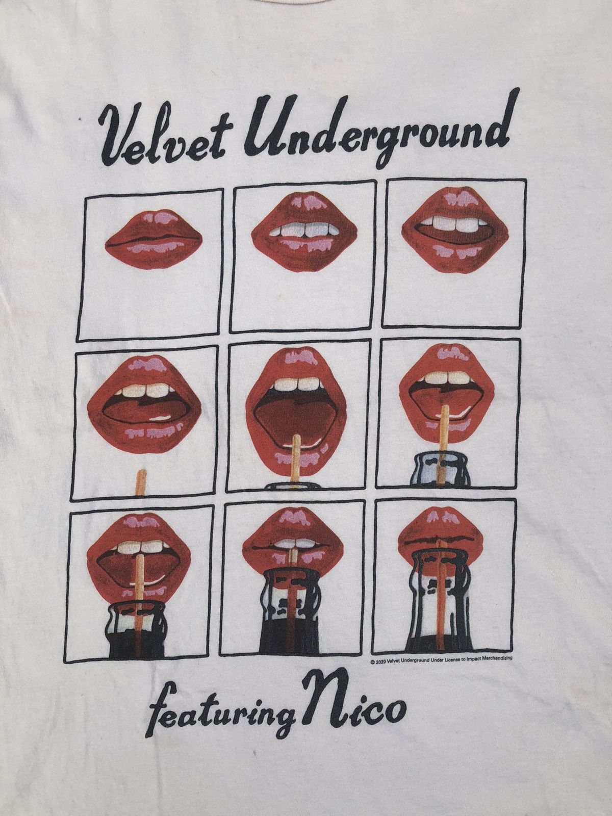 Band Tees Vintage Velvet Underground Featuring Nico Andy Warhol Tee Size US L / EU 52-54 / 3 - 4 Thumbnail