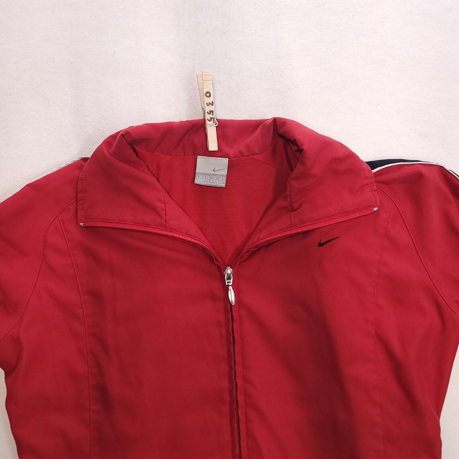 Nike Nike Athletic Zip Up Jacket Womens Size Medium M Red Black Size M / US 6-8 / IT 42-44 - 1 Thumbnail