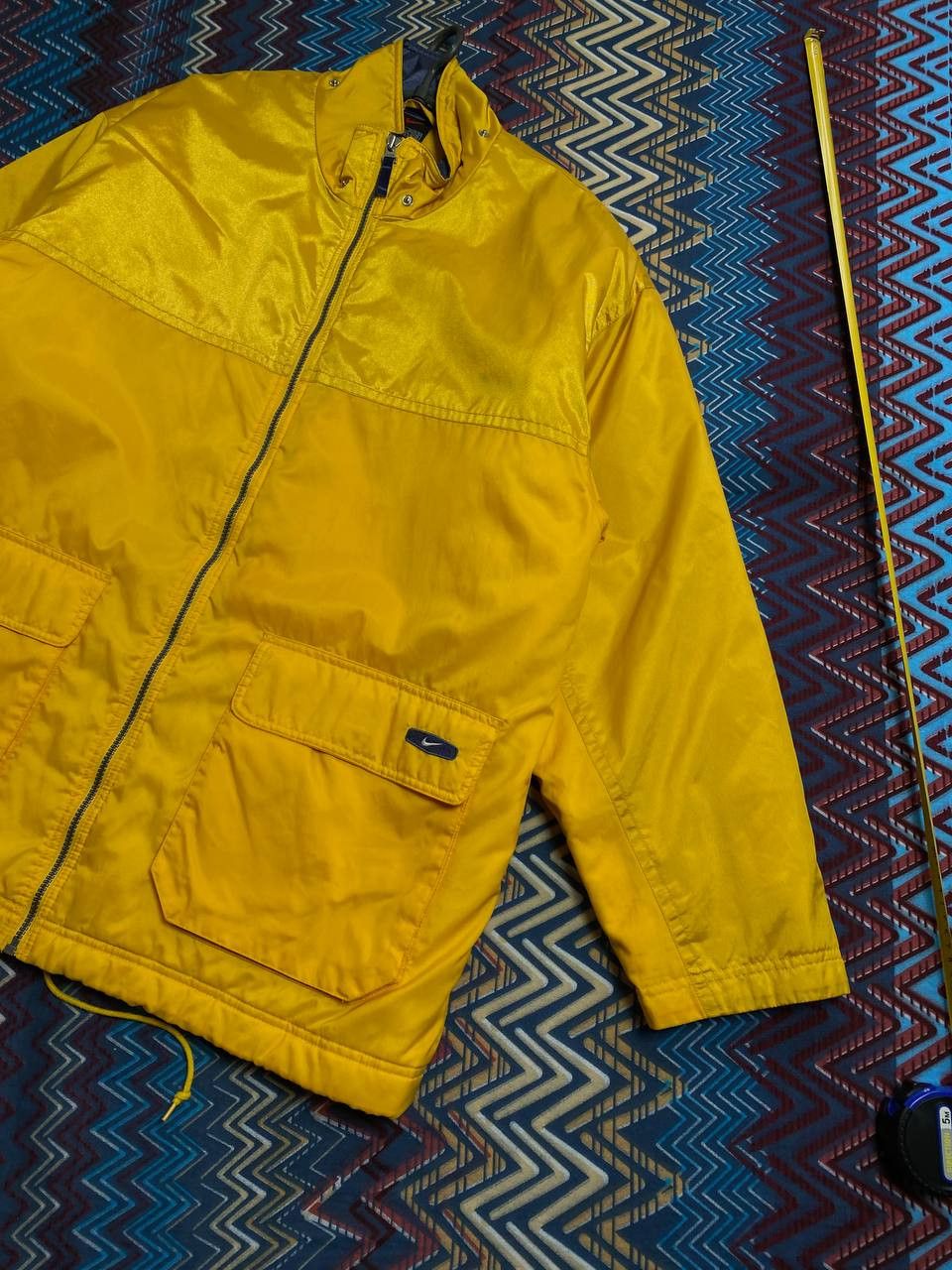 Nike × Vintage Vintage 90s Nike Puffer Jacket Big Logo Size L Size US L / EU 52-54 / 3 - 6 Thumbnail