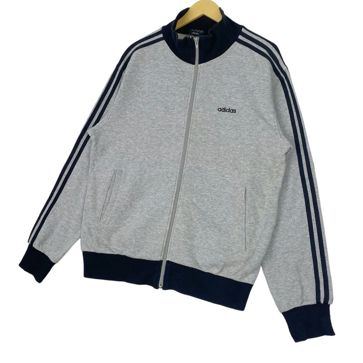 Adidas Adidas Big Strips 3 Line Jacket Sweatshirt Full Zipper Size US XL / EU 56 / 4 - 3 Thumbnail