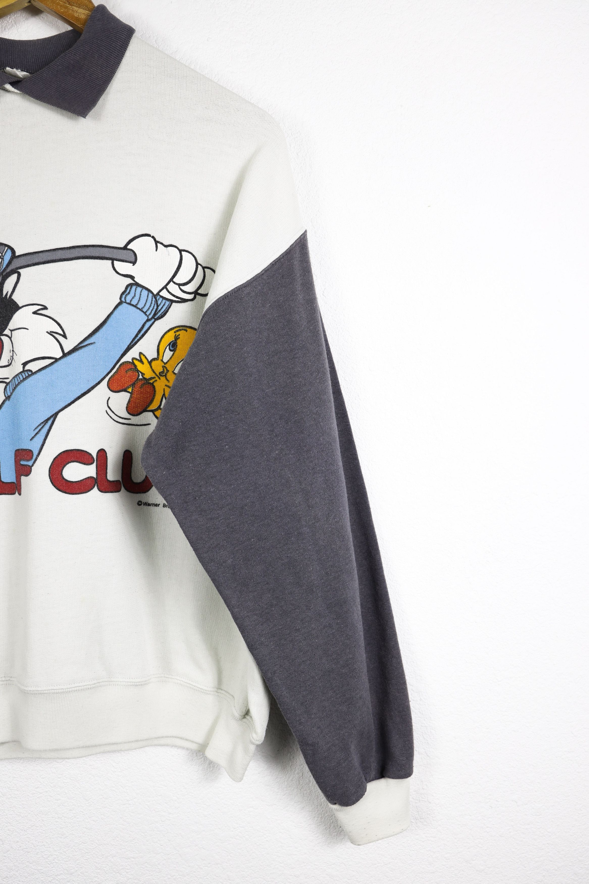 Cartoon Network × Vintage × Warner Bros Vintage Warner Bros Looney Tunes Golf Club Graph Sweatshirt Size M / US 6-8 / IT 42-44 - 9 Thumbnail