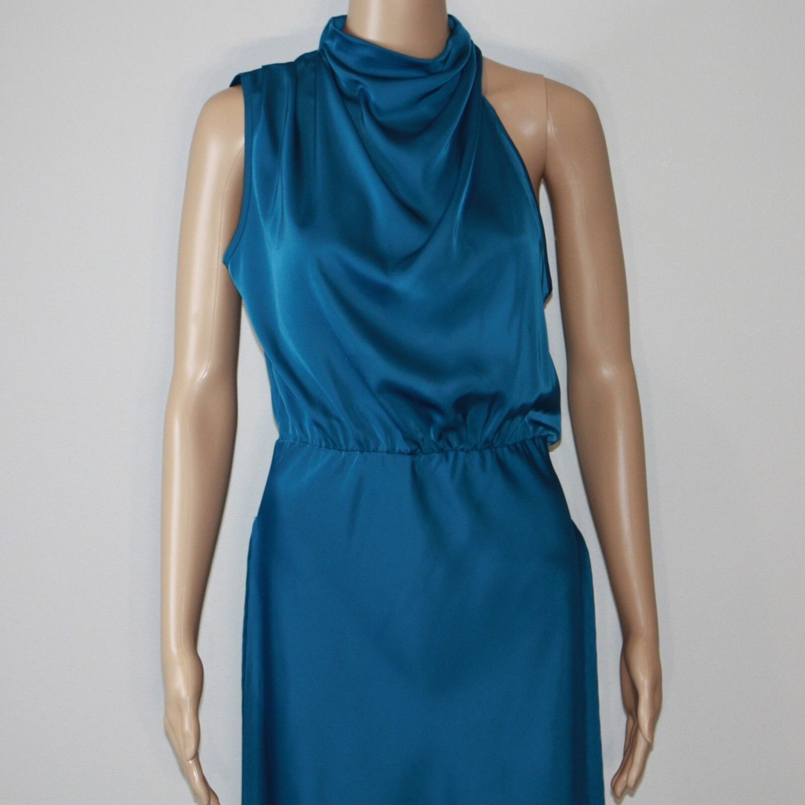 Other BTFBM Sleeveless Cocktail Dress with Slits & Mock Neck Navy Size S / US 4 / IT 40 - 2 Thumbnail