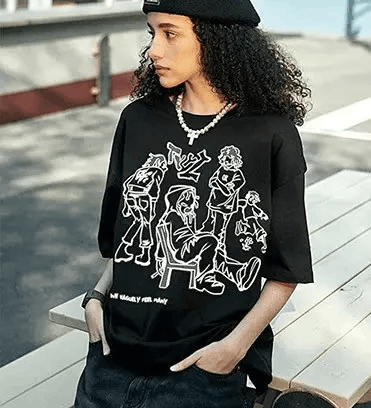Japanese Brand × Vintage Japanese Streetwear Cotton Vintage Tshirt Size US M / EU 48-50 / 2 - 5 Thumbnail