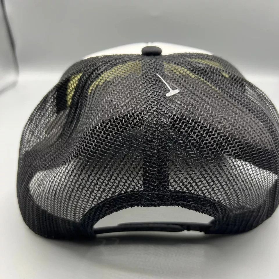 The Unbranded Brand Grip It and Rip It Trucker Hat Men White Skate Snap Back Cap Size ONE SIZE - 8 Thumbnail