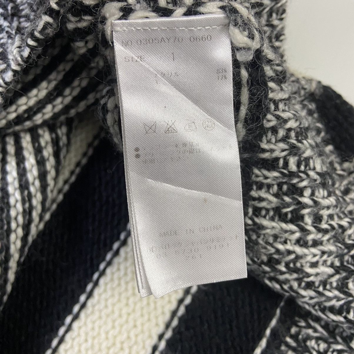SLY SLY Japanese Designer Striped Knit Sweater Grunge Avant Vibe Size US XXL / EU 58 / 5 - 4 Thumbnail