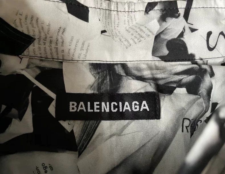 Balenciaga Balenciaga size 37 Magazine Shirt Size US S / EU 44-46 / 1 - 4 Thumbnail