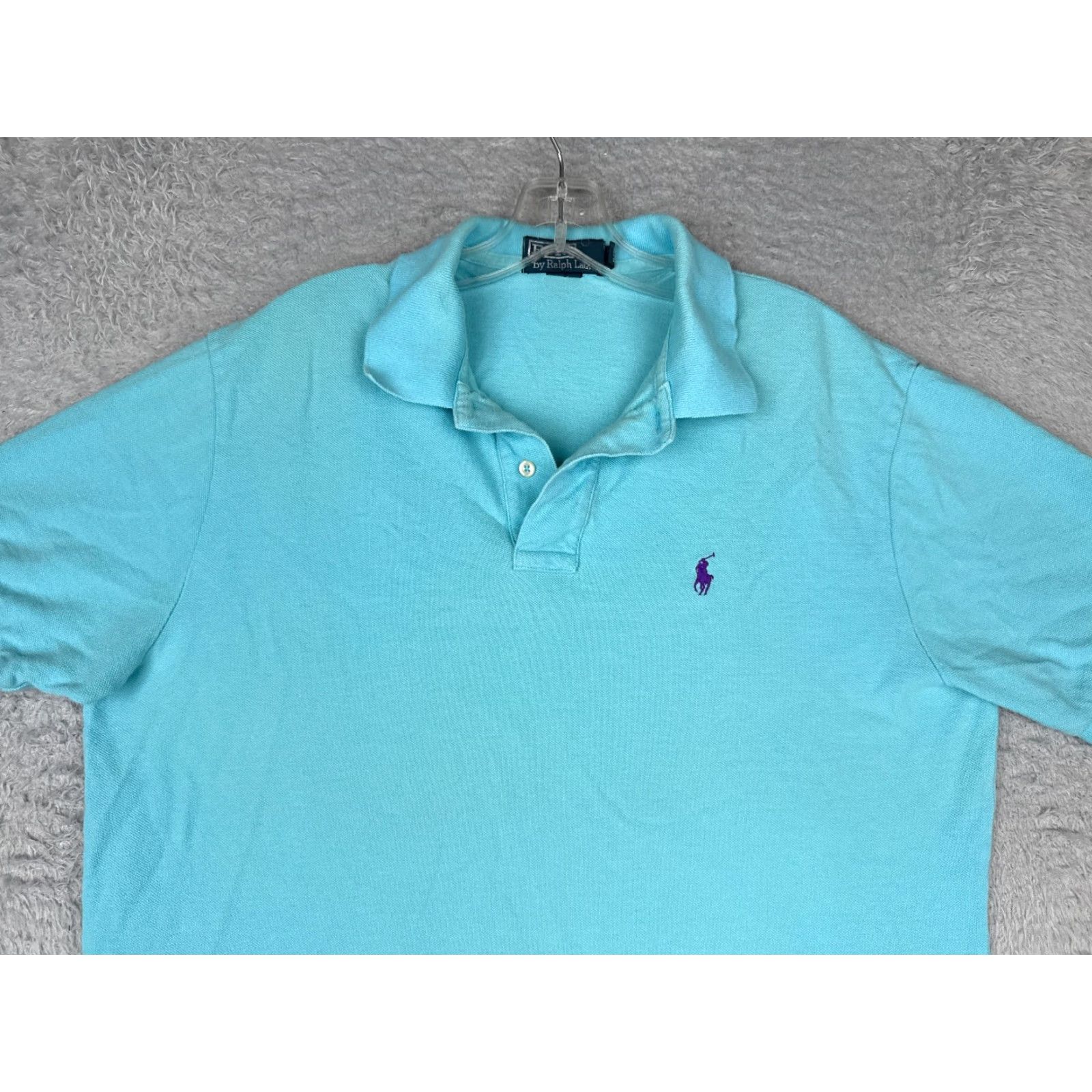 Ralph Lauren VINTAGE Ralph Lauren Polo Shirt Men Large Blue 100% Cotton Short Sleeve Golfer Classic Golf Polo Shirt Mens Size US L / EU 52-54 / 3 - 4 Thumbnail
