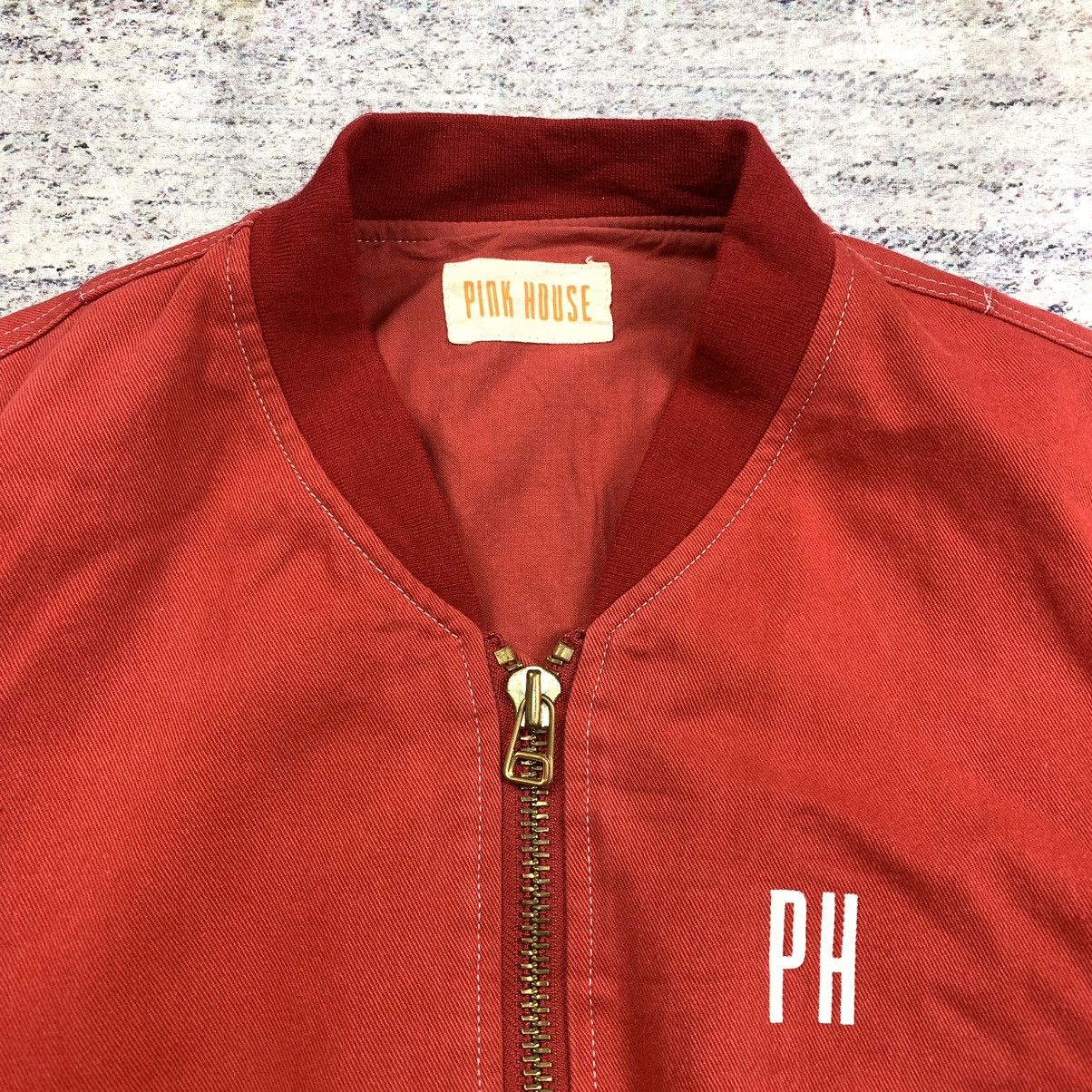Japanese Brand Vintage pink house patches ma-1 bomber jacket Size US M / EU 48-50 / 2 - 4 Thumbnail