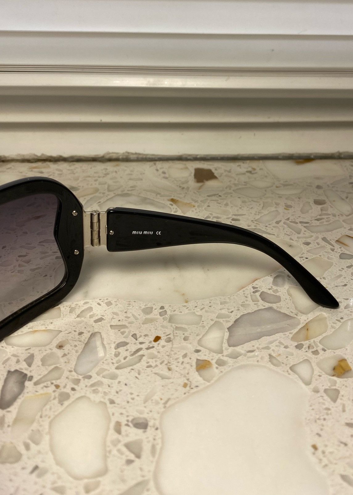 Miu Miu Silver Stones Vintage Miu Miu Sunglasses Size ONE SIZE - 7 Thumbnail