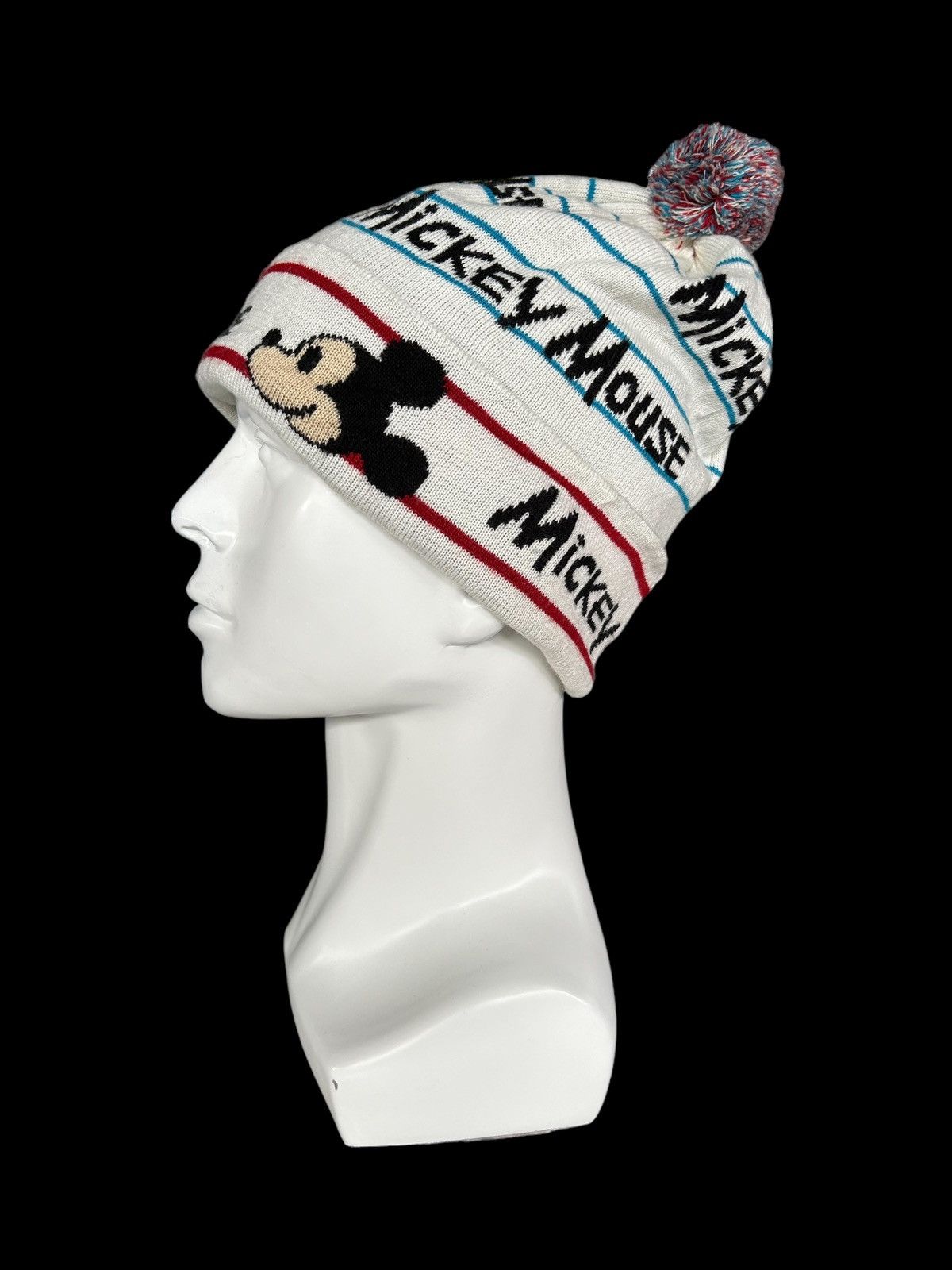 Japanese Brand × Kapital × Vintage CA4LA X Mickey Mouse Rare Beanie Hats 🎌☠️ Size ONE SIZE - 2 Thumbnail