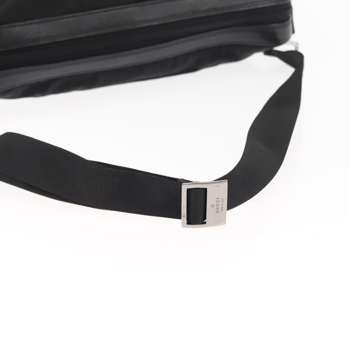 Gucci GUCCI Shoulder Bag Nylon Leather Black Size ONE SIZE - 7 Thumbnail