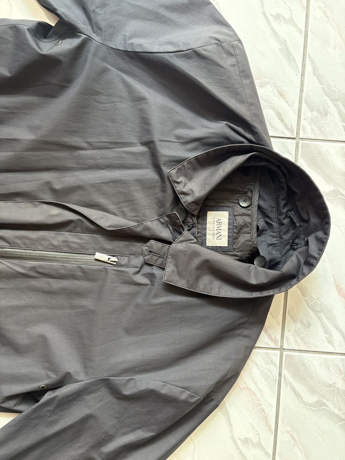 Armani Collezioni Armani Collezioni Men’s Waterproof Coat Jacket All Seasons Size US M / EU 48-50 / 2 - 2 Thumbnail