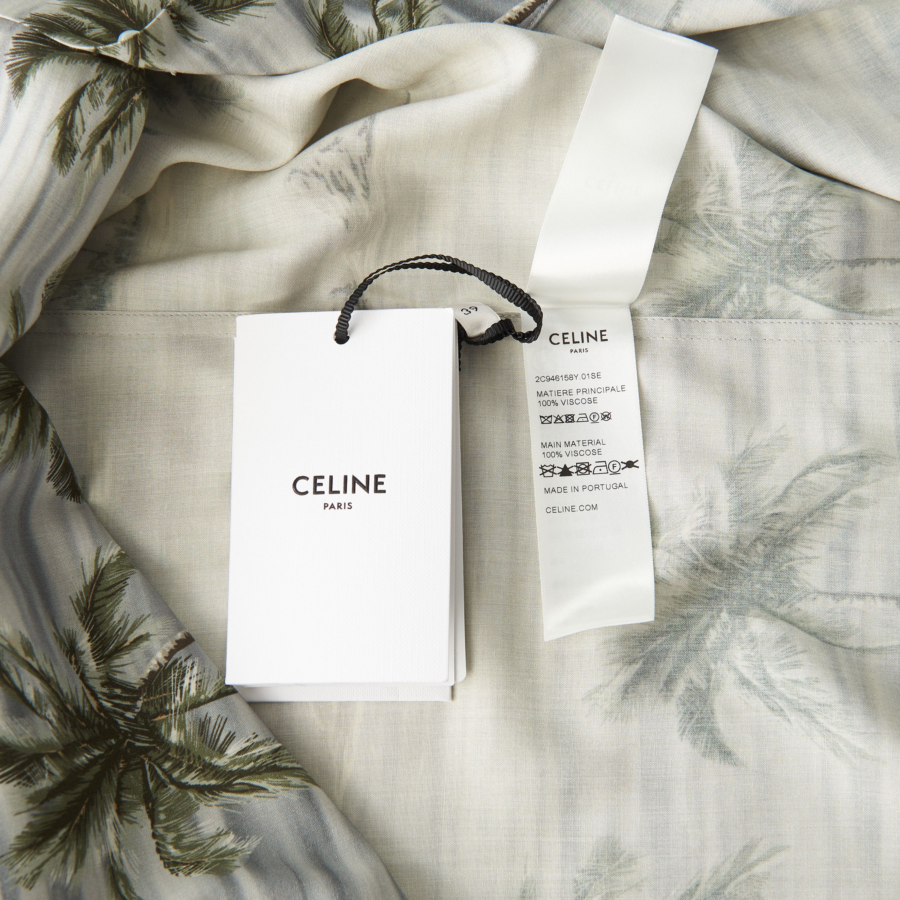 Celine Loose Hawaiian Shirt - Archipelago Print Viscose Size US M / EU 48-50 / 2 - 10 Thumbnail