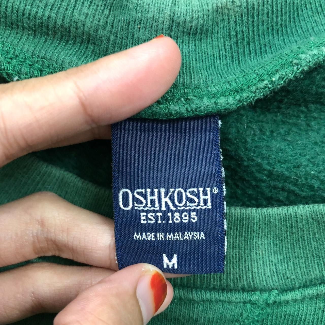 Oshkosh OSHKOSH WISCONSIN University Embroidered Sweatshirt Sweater Size M / US 6-8 / IT 42-44 - 5 Thumbnail