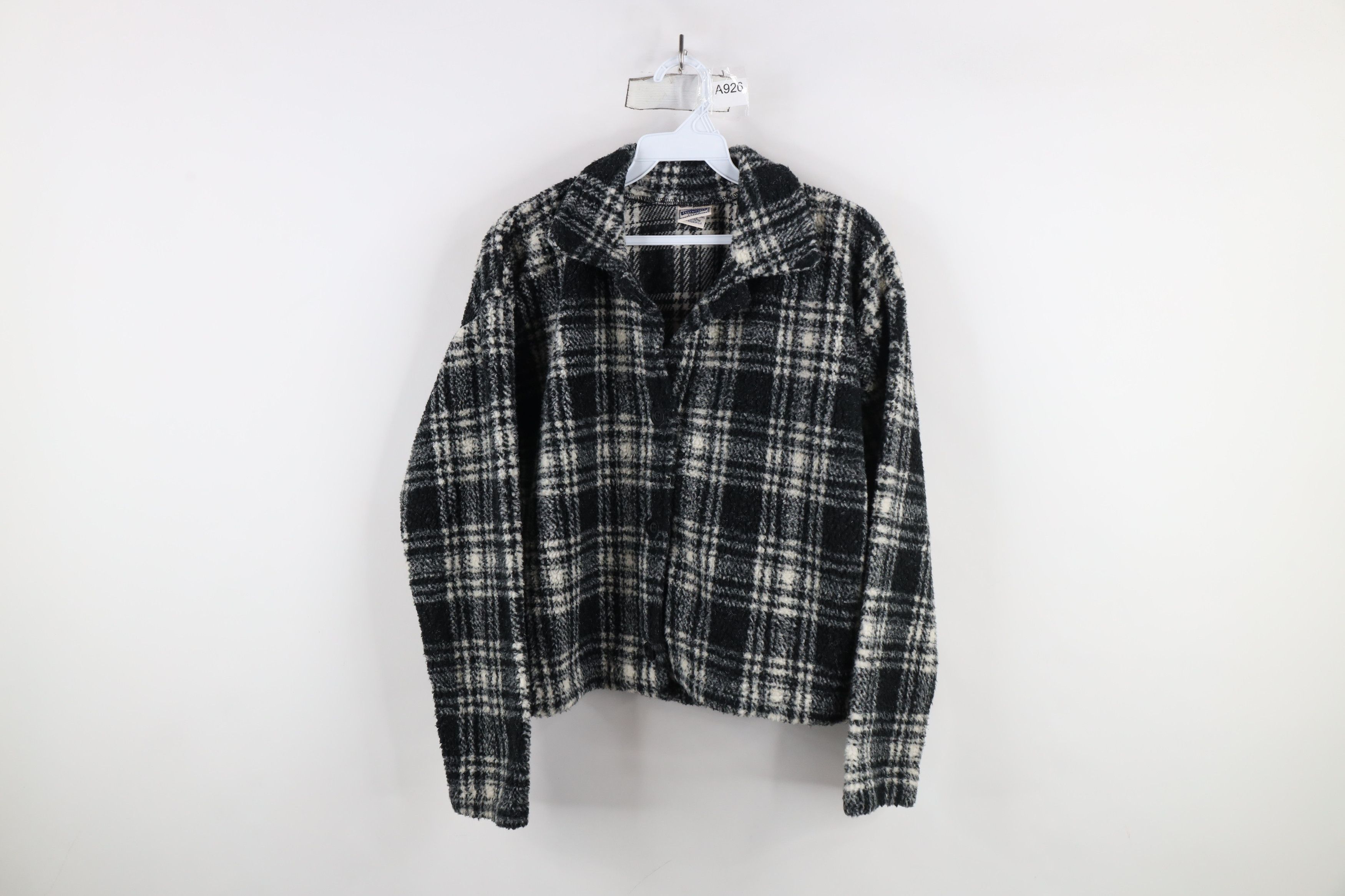 Vintage Vintage 90s Streetwear Babydoll Fleece Cardigan Jacket USA Size S / US 4 / IT 40 - 1 Thumbnail