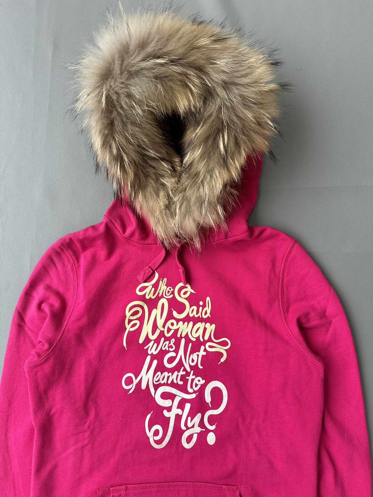 Nike COME HERE KING 🤴🏻 NIKE ANGEL POEM FUR ZIP HOODIE LGB STYLE Size S / US 4 / IT 40 - 3 Thumbnail