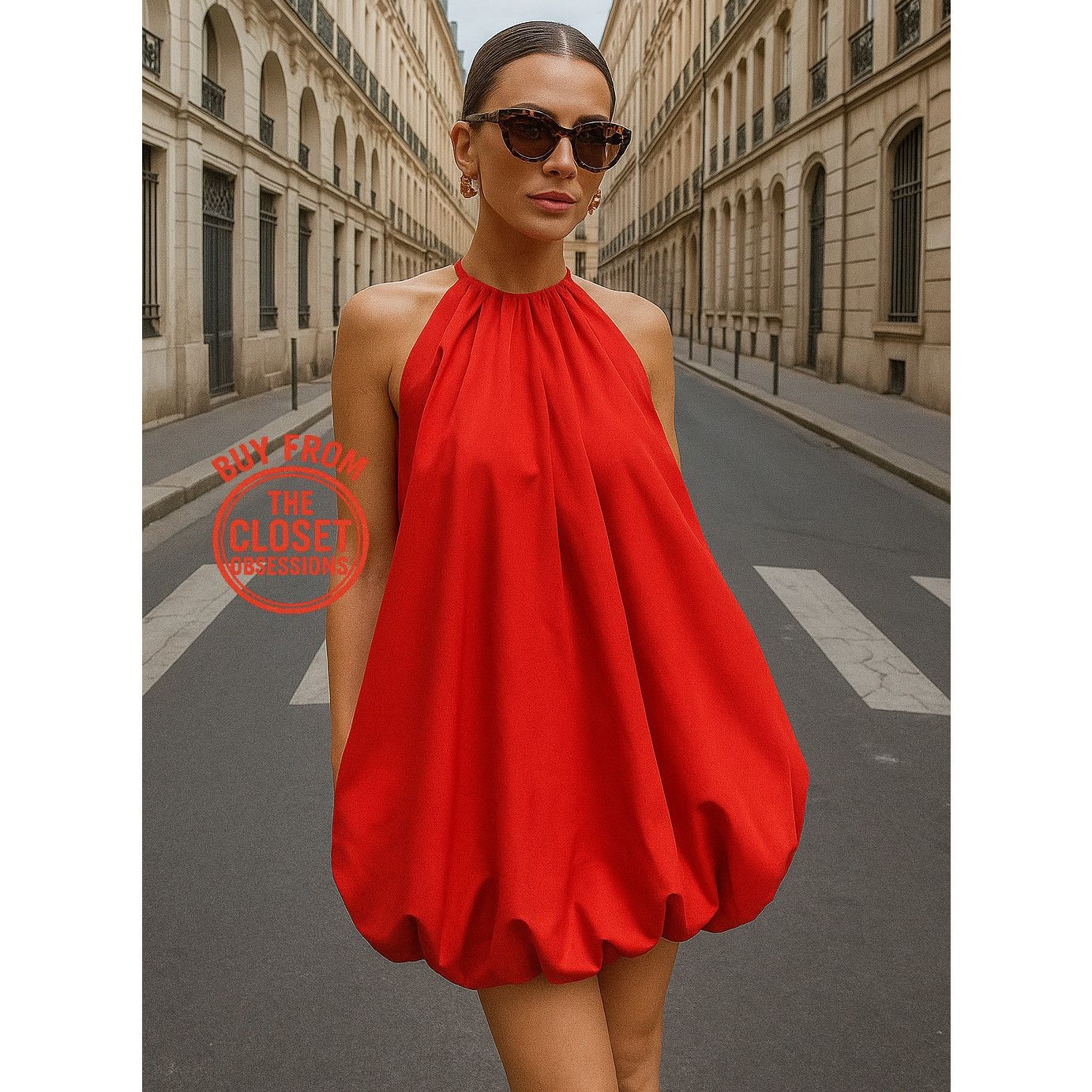 strapless open back dress Willy Red Mini Dress | Dresses